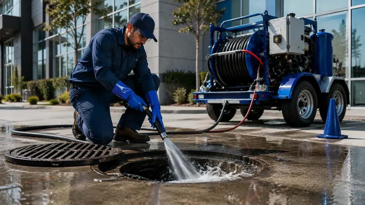 Commercial Hydro Jet Drain Cleaning in Union City