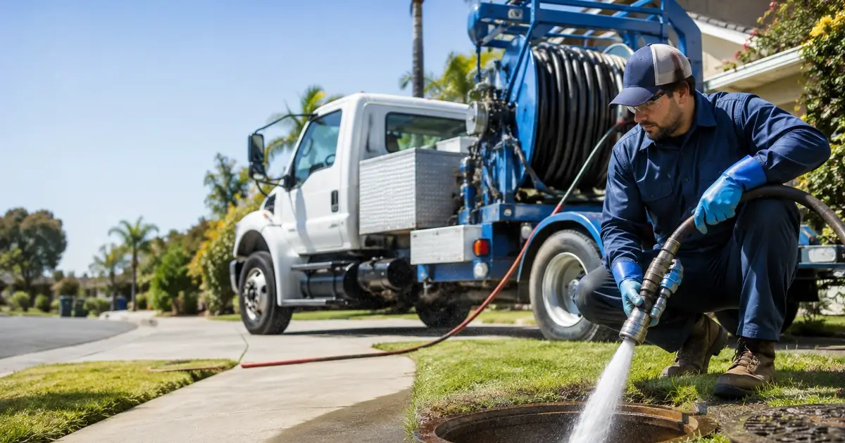 Hydro jet sewer cleaning Union City