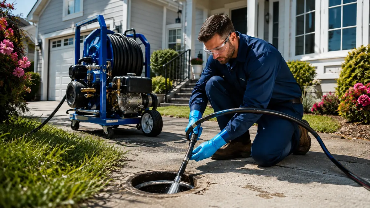 Residential Hydro Jet Drain Cleaning in Union City