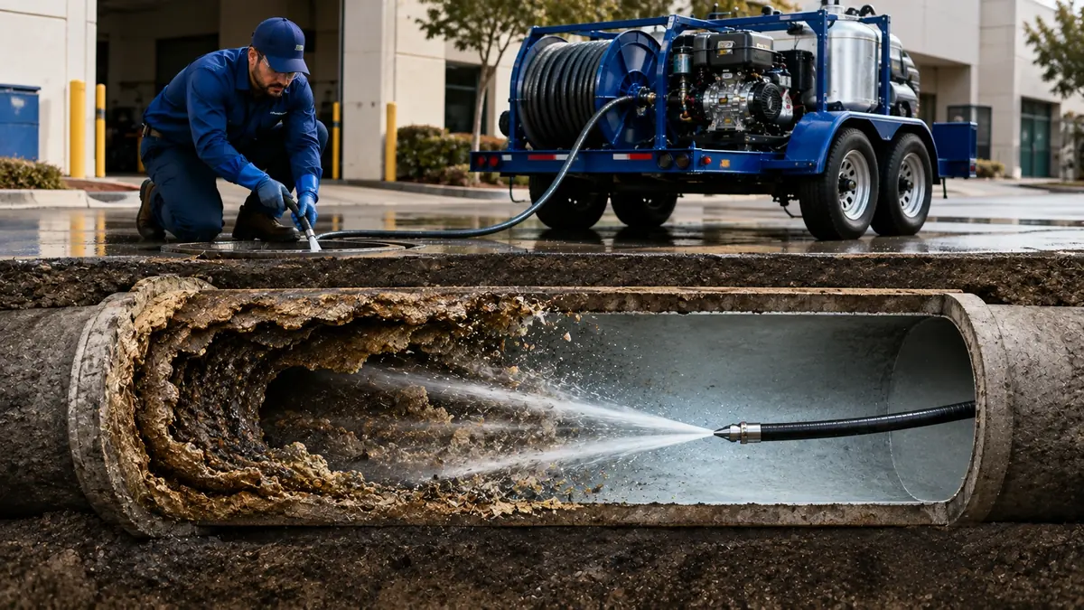Sewer Pipe Descaling in Union City