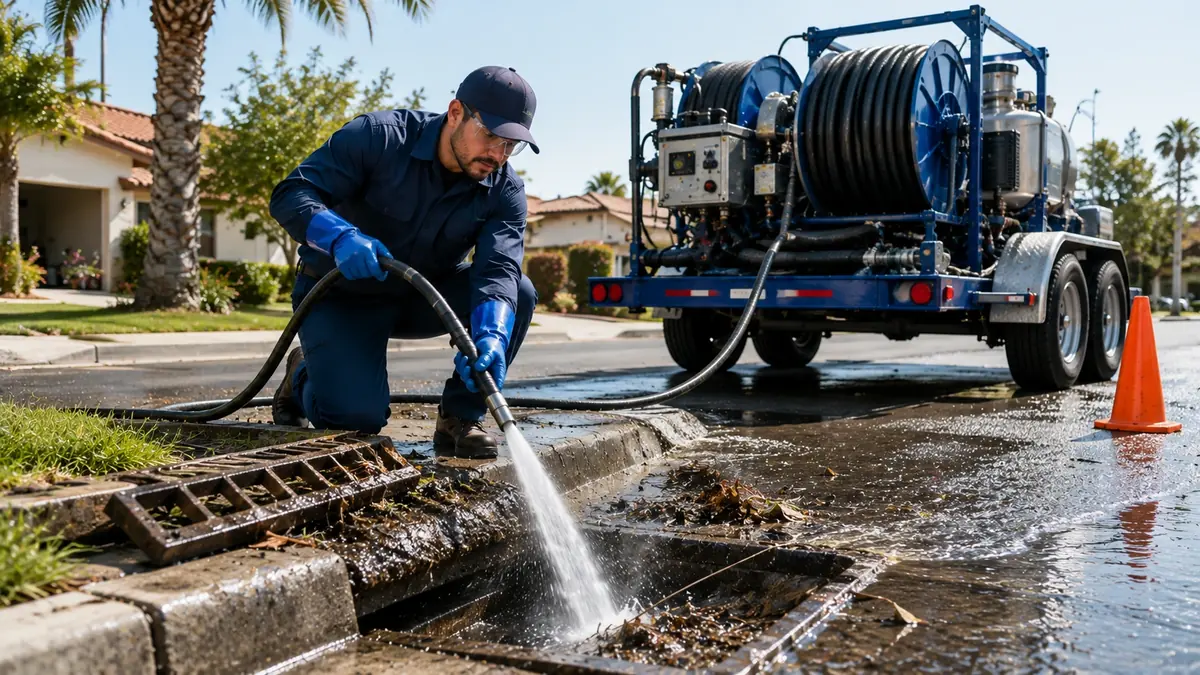 Storm Drain Hydro Jet Cleaning in Union City